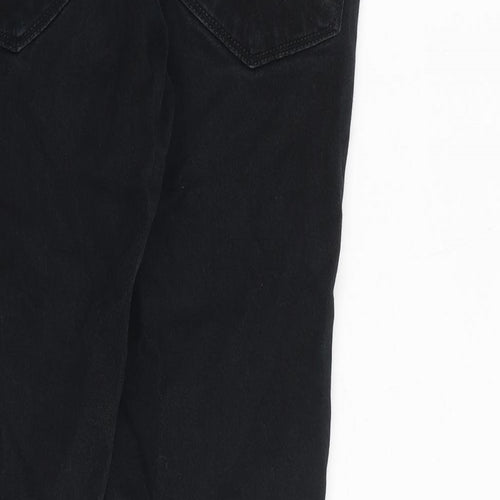 F&F Mens Black Cotton Skinny Jeans Size 30 in L32 in Slim Zip