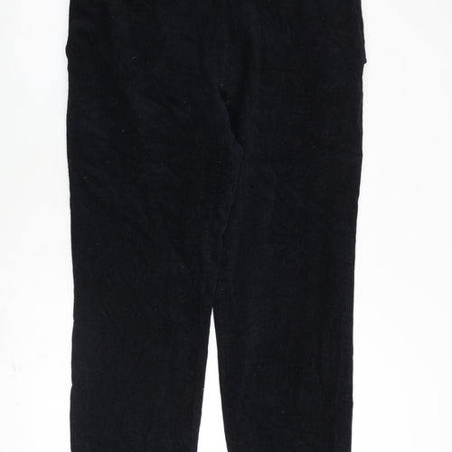 Marks and Spencer Mens Blue Cotton Dress Pants Trousers Size 38 in L31 in Regular Zip