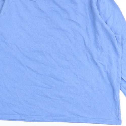 NEXT Boys Blue 100% Cotton Basic T-Shirt Size 12 Years Round Neck Pullover - Minecraft