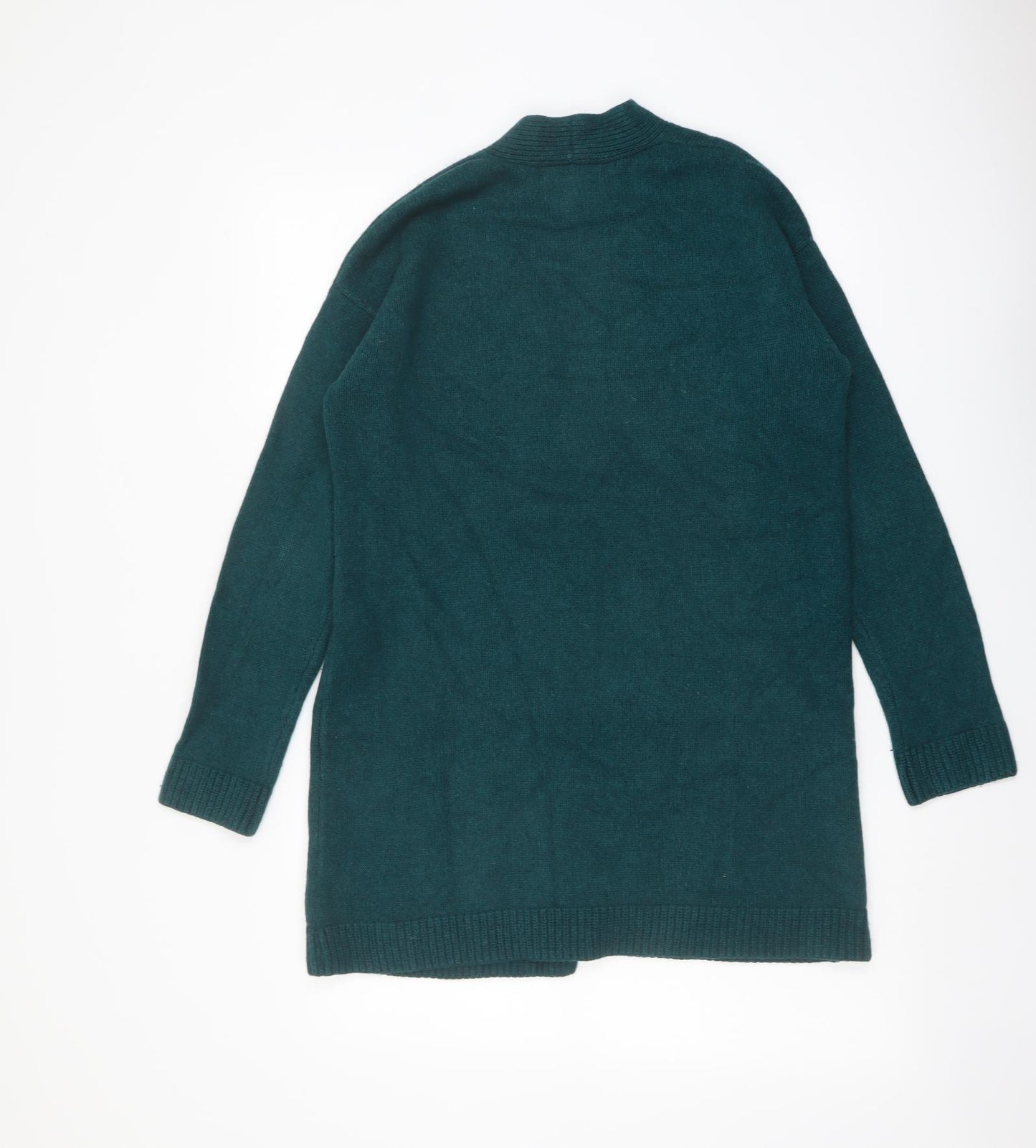 Seasalt Womens Green V-Neck Cotton Cardigan Jumper Size 10