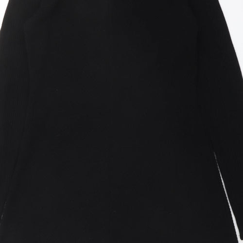 Gap Womens Black Polyester A-Line Size S Round Neck Pullover