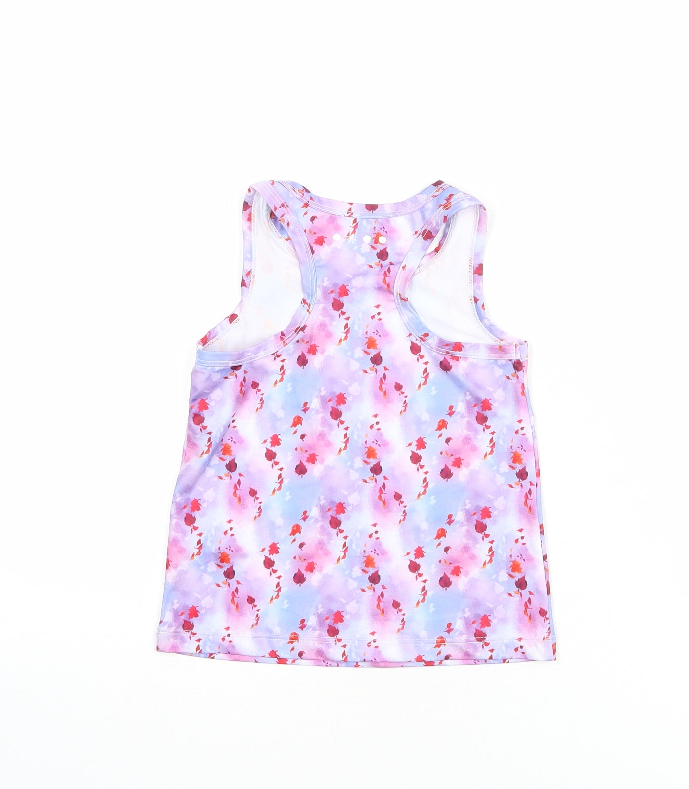 Souluxe Girls Multicoloured Geometric Polyester Basic Tank Size 2-3 Years Round Neck Pullover