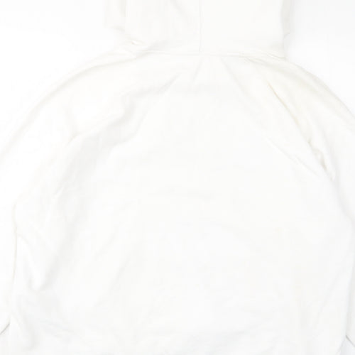 Levi's Womens White Cotton Pullover Hoodie Size L Pullover