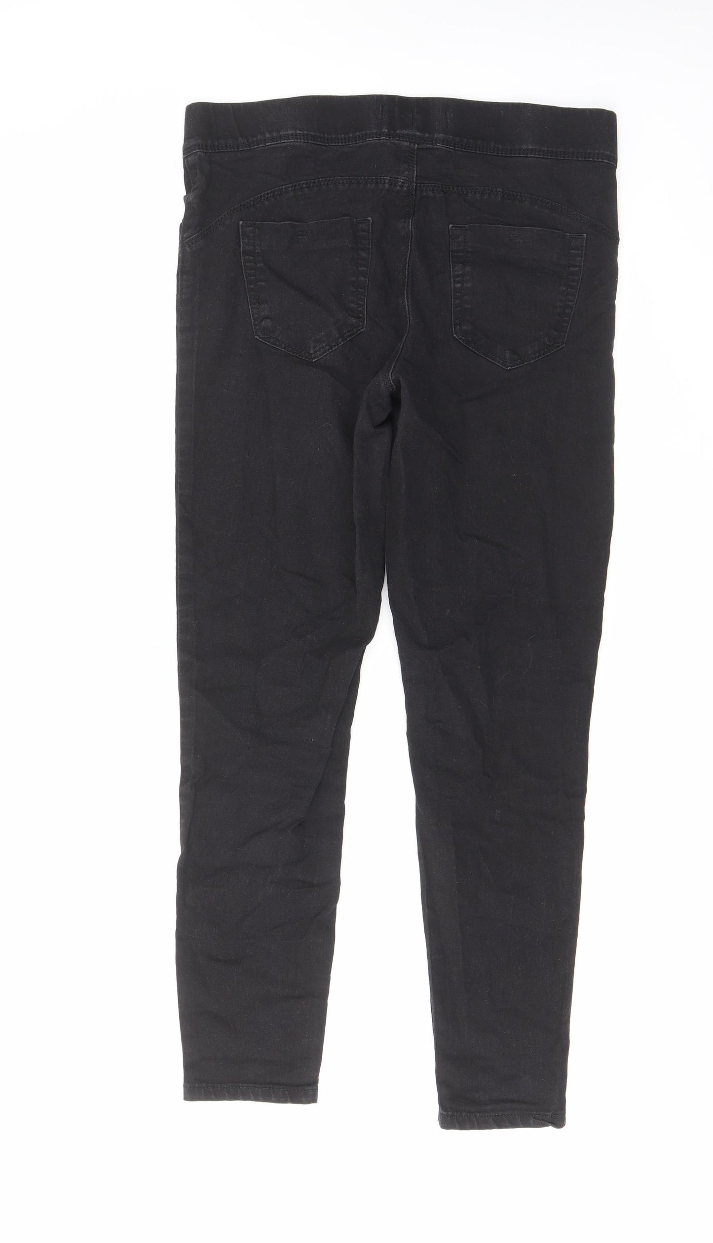 Denim & Co. Womens Black Cotton Jegging Jeans Size 10 L26 in Regular