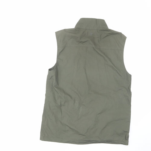 Mountain Warehouse Mens Green Gilet Jacket Size S Zip - Fishing Vest