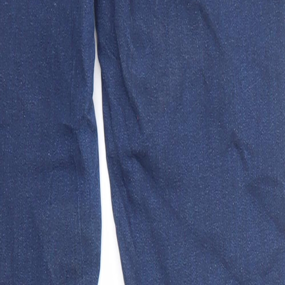 In the Style Womens Blue Cotton Skinny Jeans Size 10 L31 in Regular Zip