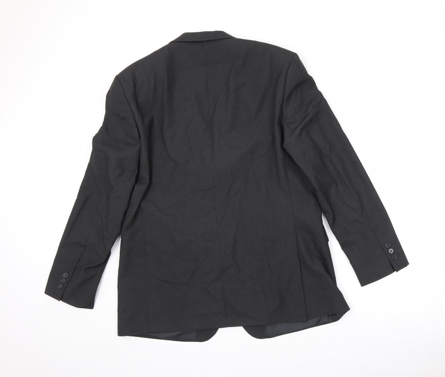 Karl Jackson Mens Black Polyester Jacket Suit Size 44 Regular