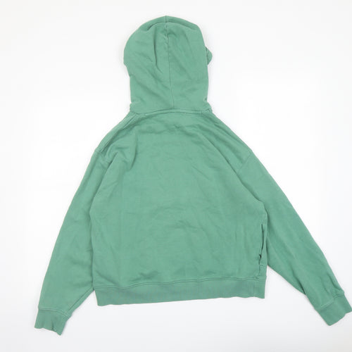 Marks and Spencer Womens Green Cotton Pullover Hoodie Size S Pullover - Manhattan