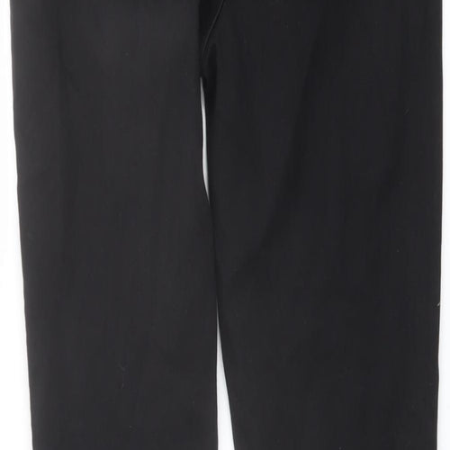 Nutmeg Womens Black Cotton Skinny Jeans Size 10 L26 in Regular Button