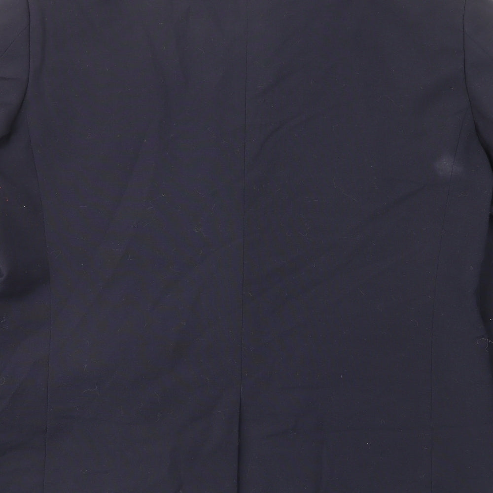 Skopes Mens Blue Wool Jacket Suit Jacket Size 44 Regular - Inside pockets