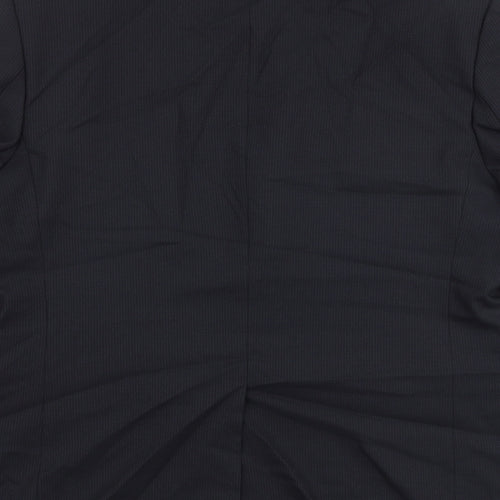 Centaur Mens Black Wool Jacket Blazer Size 44 Regular