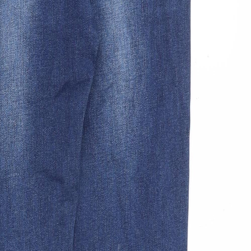 Toxik3 Womens Blue Cotton Skinny Jeans Size 10 L30 in Regular Zip