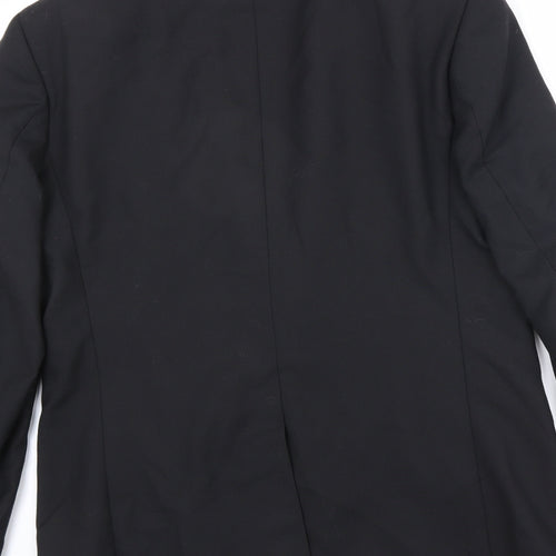 Autograph Mens Black Polyester Jacket Suit Jacket Size 40 Regular