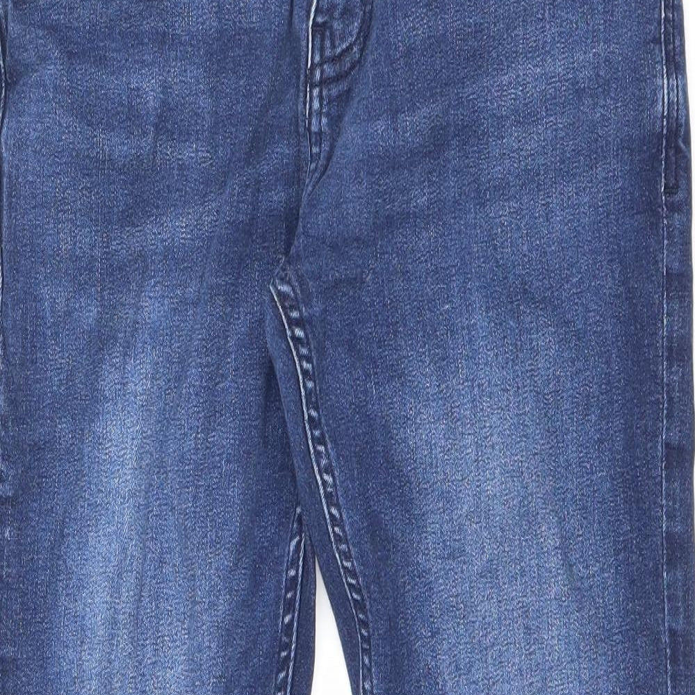 Duck and Cover Mens Blue Cotton Skinny Jeans Size 32 in L28 in Regular Zip