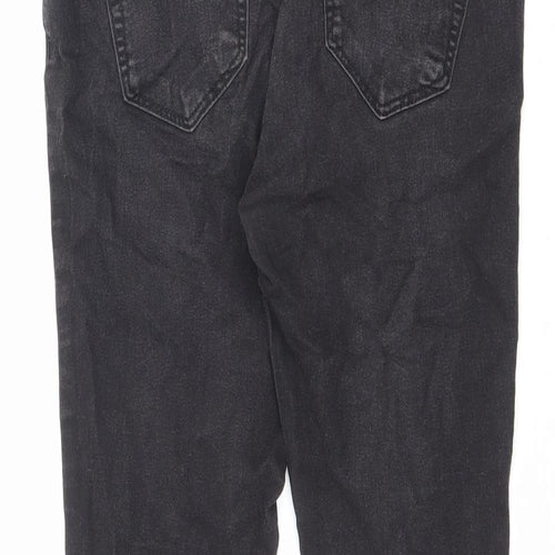Denim & Co. Womens Black Cotton Jegging Jeans Size 10 L25 in Regular - Elastic Waist