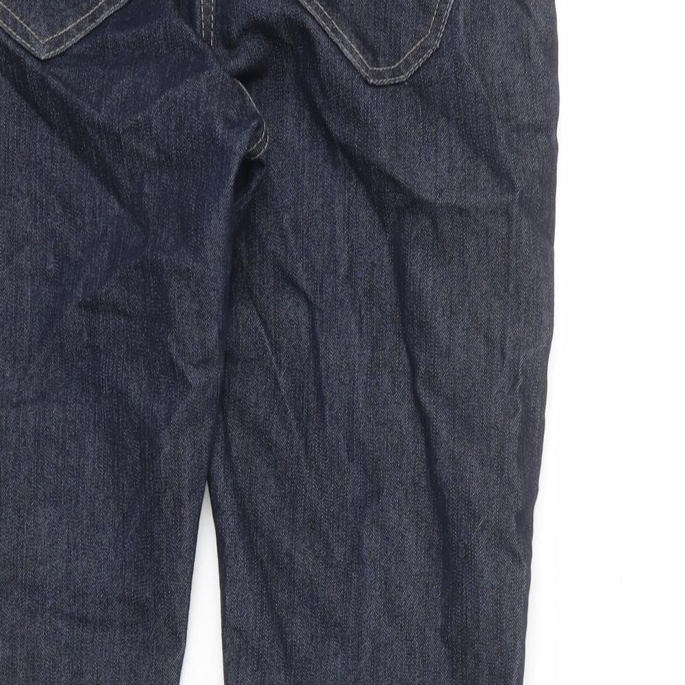 George Womens Blue Cotton Capri Jeans Size 10 L21 in Regular