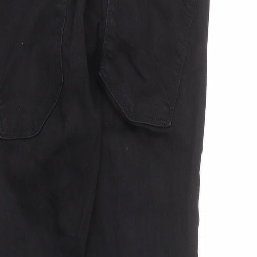 NEXT Womens Black Cotton Jegging Jeans Size 10 L27 in Regular