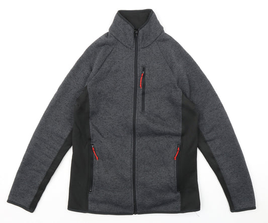 Mountain Warehouse Mens Grey Jacket Size M Zip - Zipped Pockets