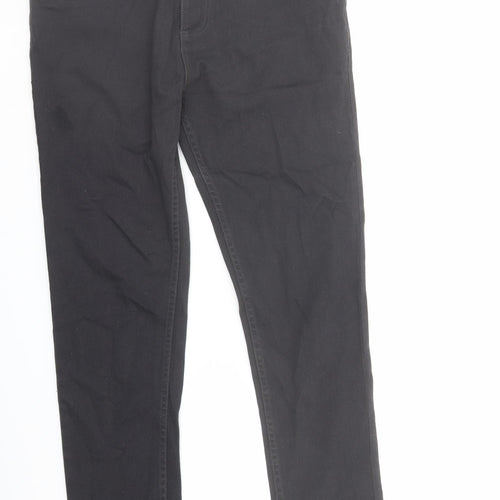 Denim & Co. Mens Black Cotton Skinny Jeans Size 32 in L32 in Regular Zip