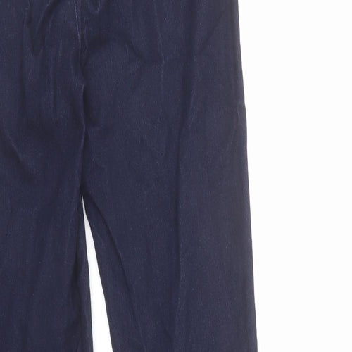 Oasis Womens Blue Cotton Skinny Jeans Size 10 L31 in Regular Zip