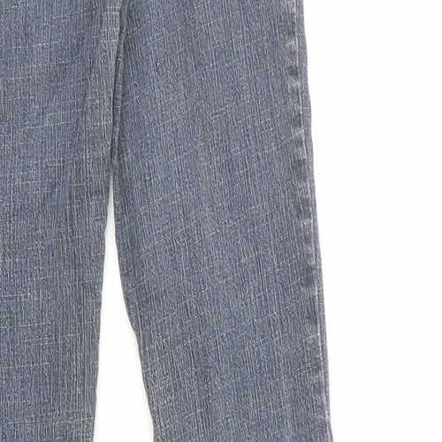 Kaliko Womens Blue Cotton Bootcut Jeans Size 10 L31 in Regular Zip