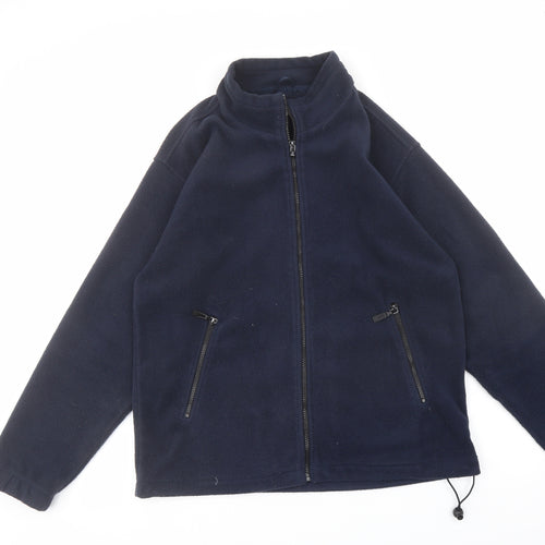 Northwood Mens Blue Jacket Size S Zip - Zipped Pockets