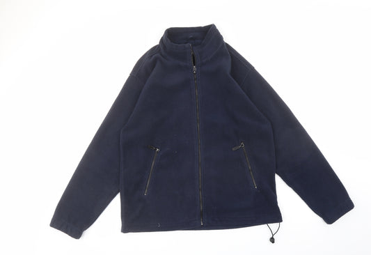 Northwood Mens Blue Jacket Size S Zip - Zipped Pockets