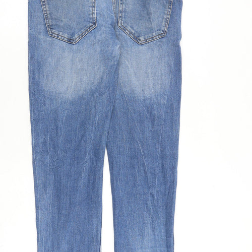 Burton Mens Blue Cotton Skinny Jeans Size 32 in L32 in Regular Zip - Stretch