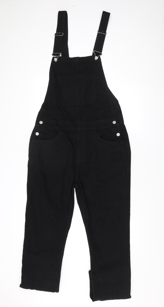 ASOS Mens Black Cotton Tapered Jeans Size 32 in L32 in Regular Button - Dungaree