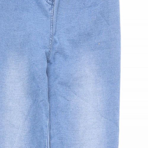 NEXT Womens Blue Cotton Jegging Jeans Size 10 L25 in Regular