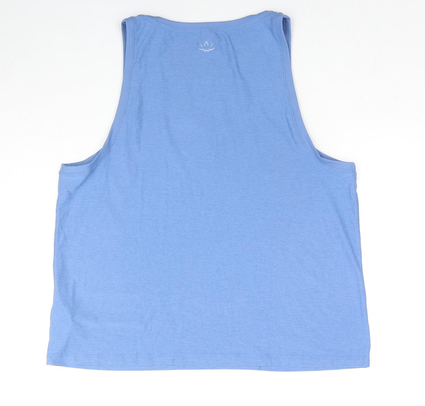 Beyond Yoga Womens Blue Polyester Basic Tank Size L Round Neck