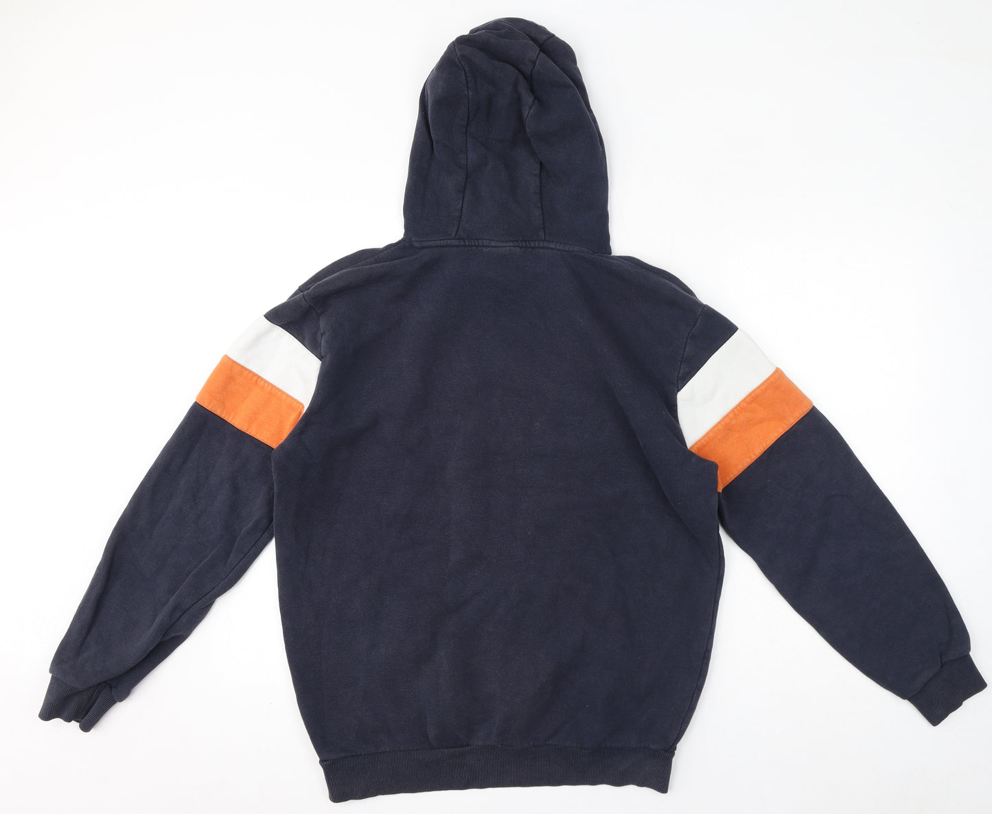 ellesse Mens Blue Cotton Pullover Hoodie Size S