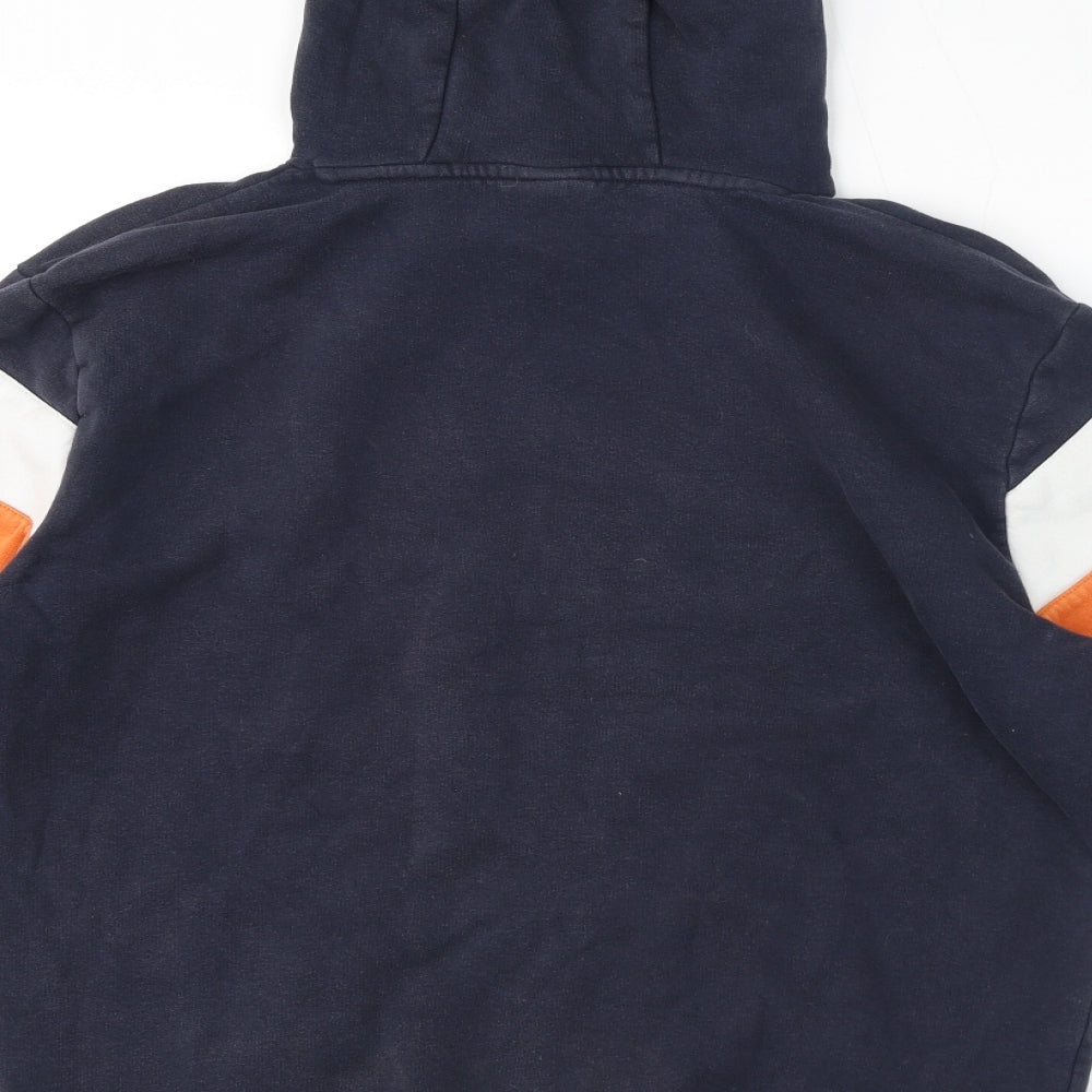 ellesse Mens Blue Cotton Pullover Hoodie Size S