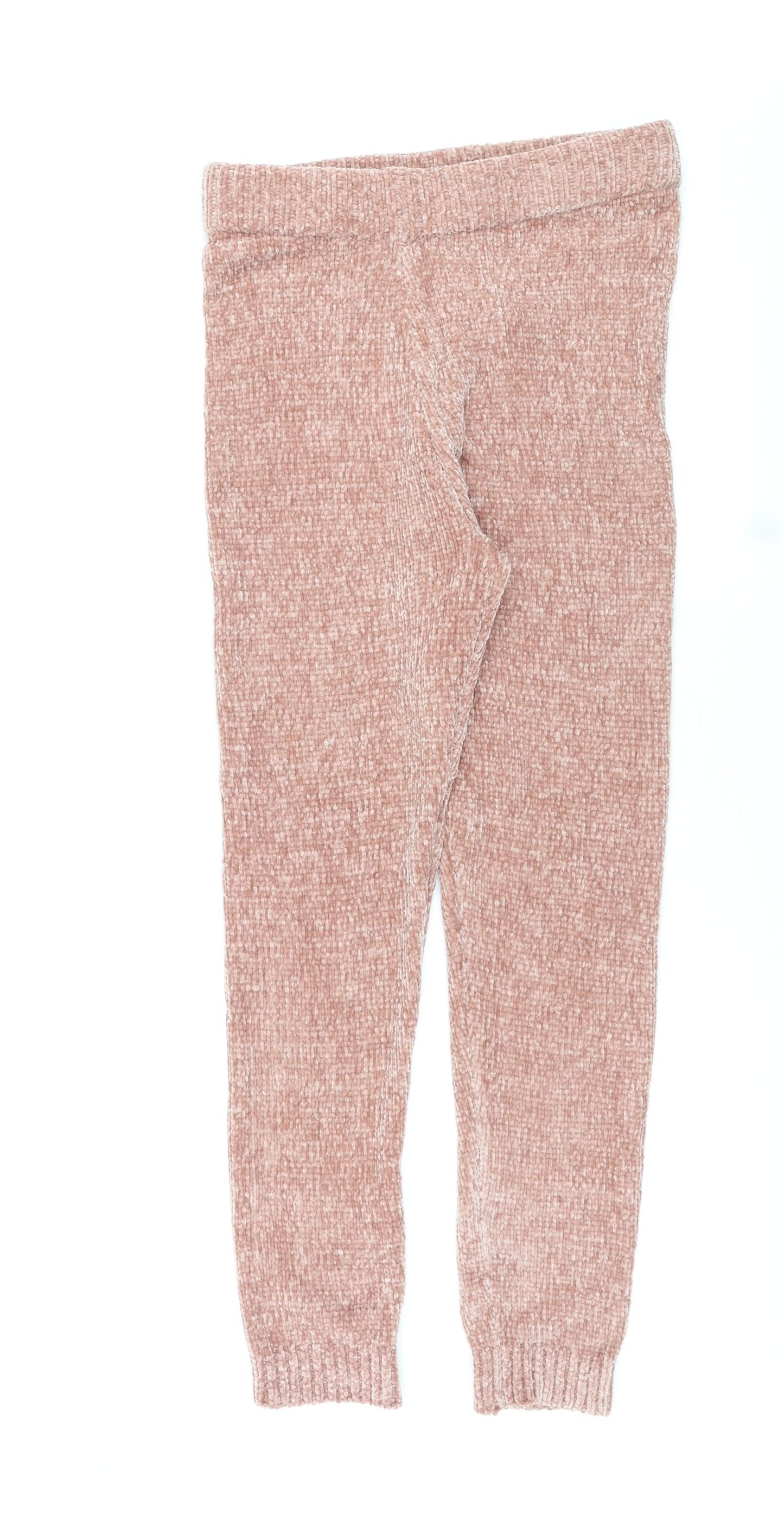 Missguided Womens Pink Polyester Jogger Trousers Size 10 L29 in Regular