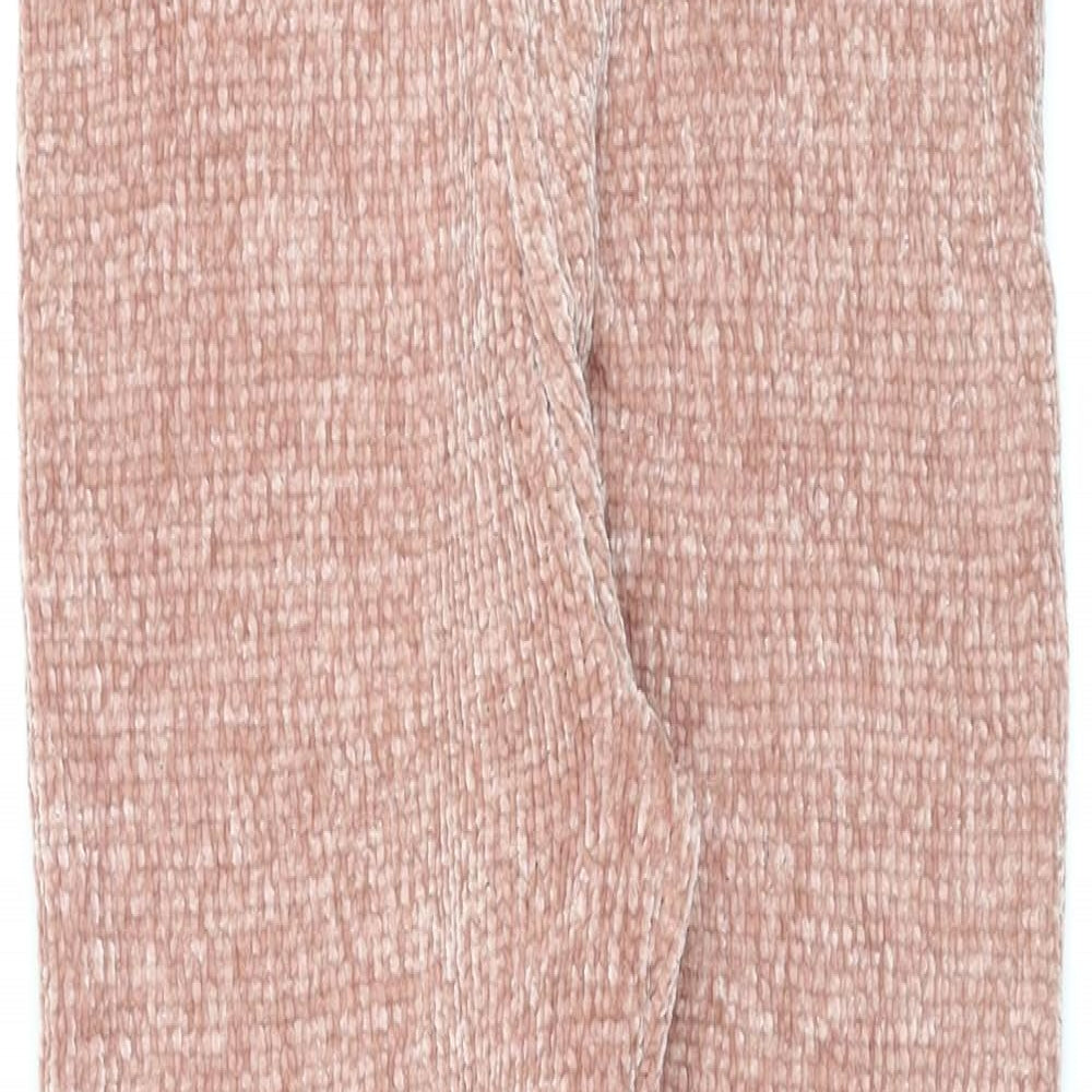 Missguided Womens Pink Polyester Jogger Trousers Size 10 L29 in Regular