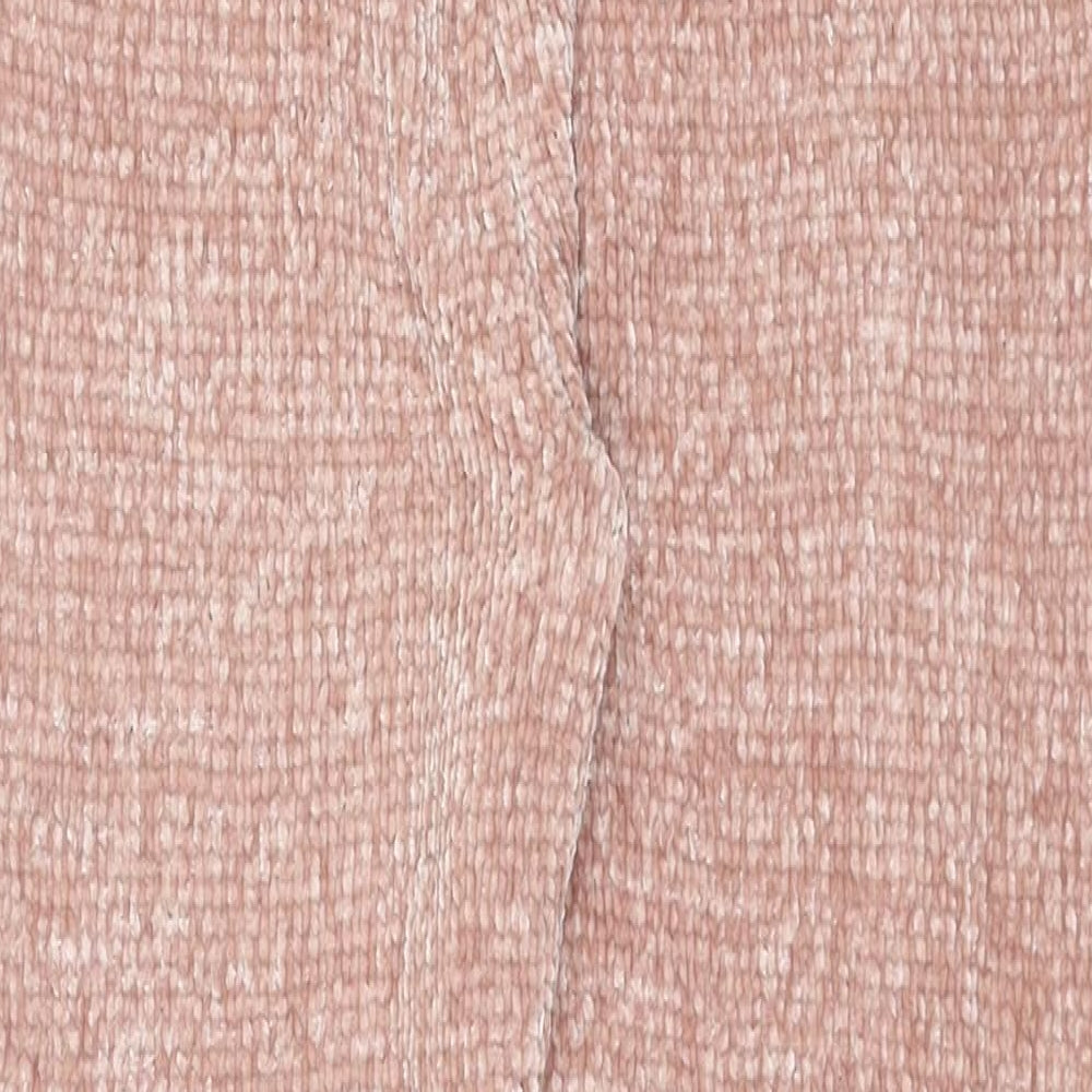 Missguided Womens Pink Polyester Jogger Trousers Size 10 L29 in Regular