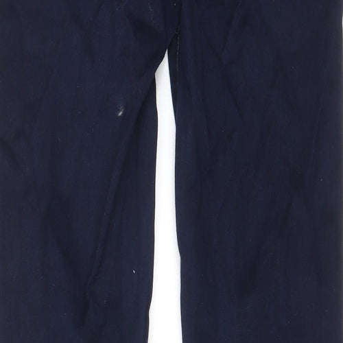 New Look Womens Blue Cotton Skinny Jeans Size 10 L29 in Regular Zip - Pockets, Belt Loops
