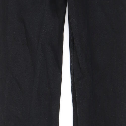 FC Jeans Womens Black Cotton Skinny Jeans Size 10 L30 in Regular Zip - Pockets, Belt Loops