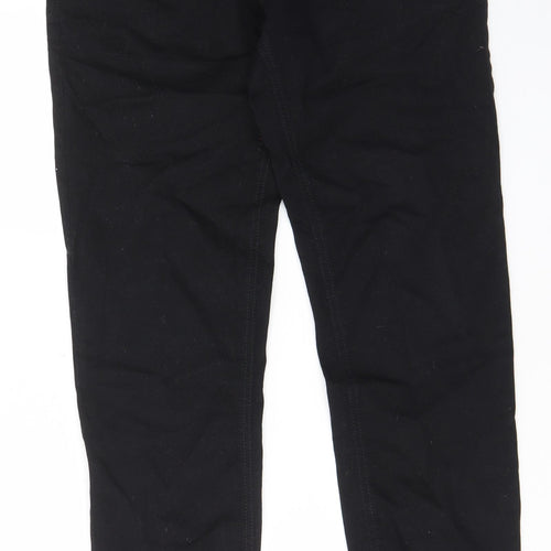 F&F Mens Black Cotton Straight Jeans Size 32 in L32 in Slim Zip - Pockets, Belt Loops