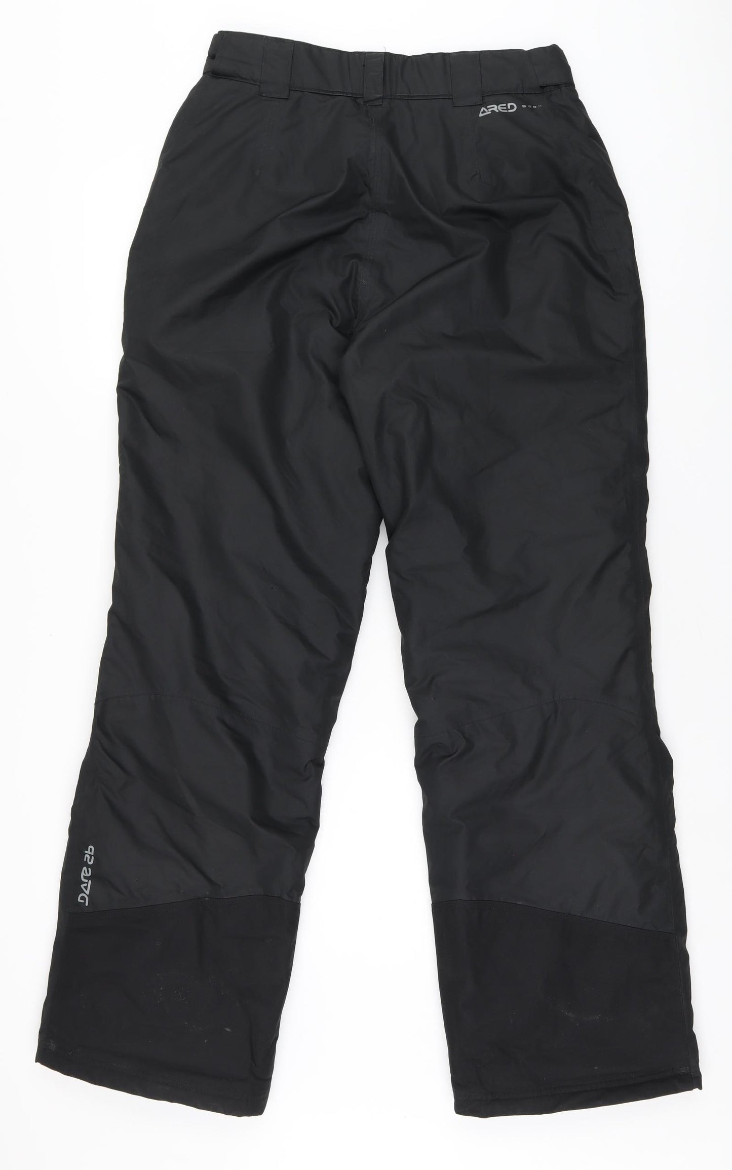 Dare 2B Womens Black Polyester Snow Pants Trousers Size 10 L30.5 in Regular Zip - Ski Salopettes