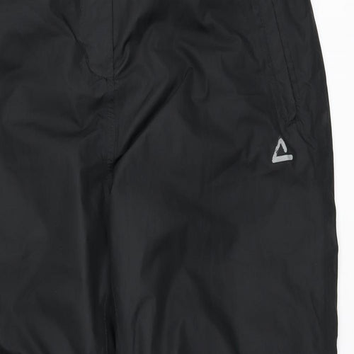 Dare 2B Womens Black Polyester Snow Pants Trousers Size 10 L30.5 in Regular Zip - Ski Salopettes