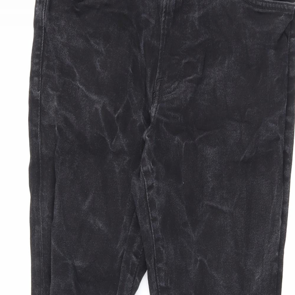 H&M Mens Black Cotton Skinny Jeans Size 32 in L30 in Regular Zip