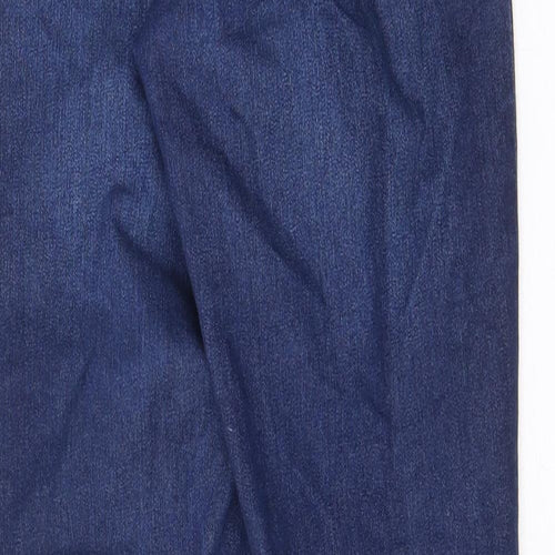 Dorothy Perkins Womens Blue Cotton Skinny Jeans Size 10 L30 in Regular Zip