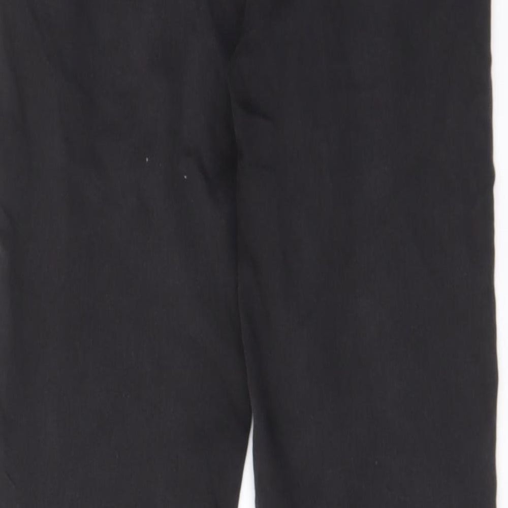 Peacocks Womens Black Cotton Skinny Jeans Size 10 L26 in Regular Zip - Pockets, Belt Loops