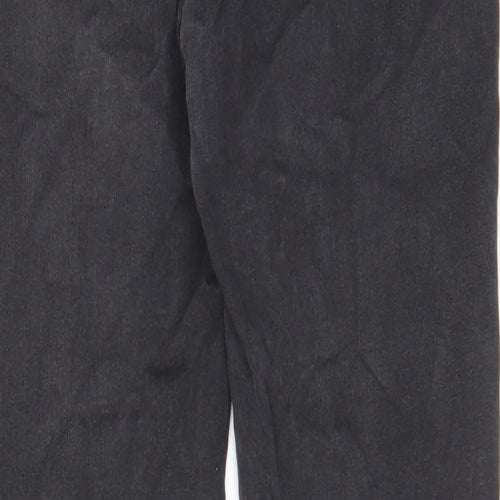Marks and Spencer Womens Grey Cotton Skinny Jeans Size 10 L29 in Regular Zip - Pockets