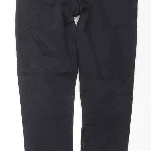 Marks and Spencer Womens Black Cotton Jegging Jeans Size 10 L30 in Regular