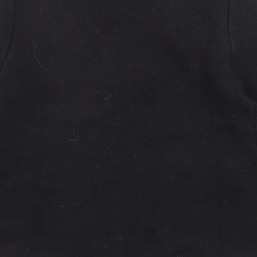 H&M Womens Black V-Neck Wool Cardigan Jumper Size S - Pockets