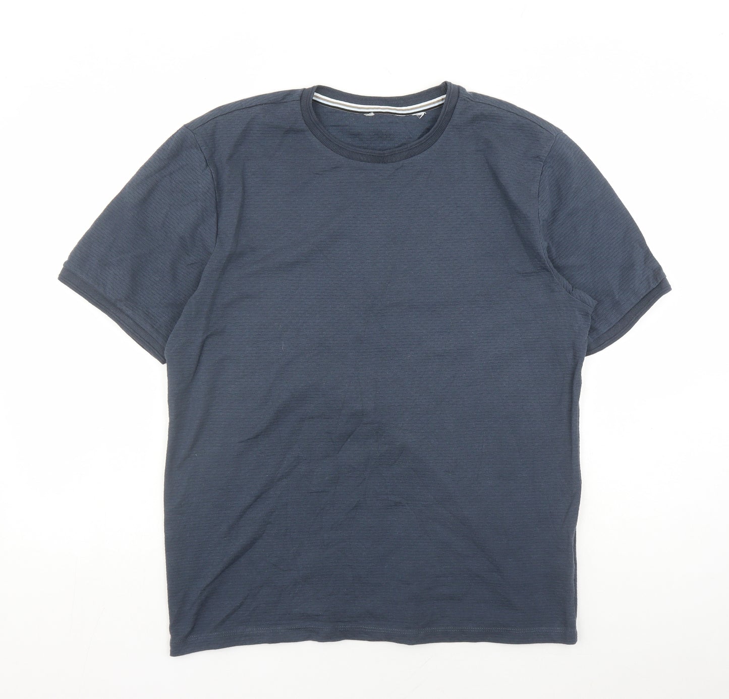 NEXT Mens Blue Cotton T-Shirt Size M Round Neck