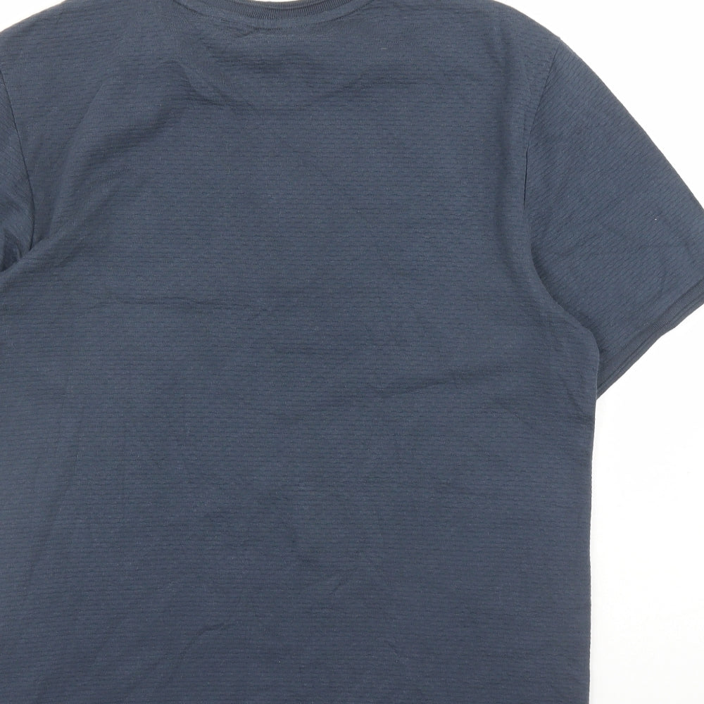 NEXT Mens Blue Cotton T-Shirt Size M Round Neck