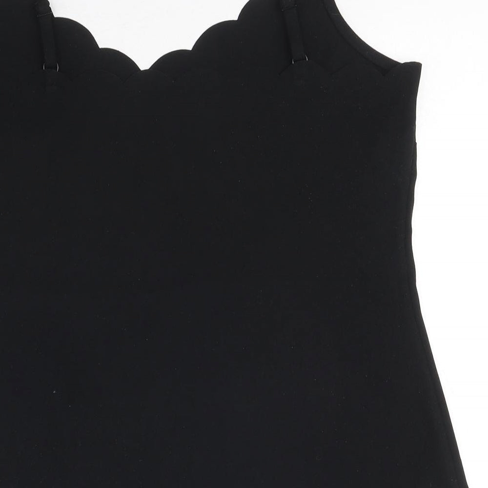 Ted Baker Womens Black Polyester Camisole Blouse Size S V-Neck